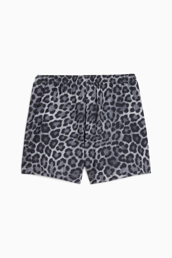 LEO LUXE A-Line All-Over Print 3" Woven Shorts Women, PUMA Black, extralarge